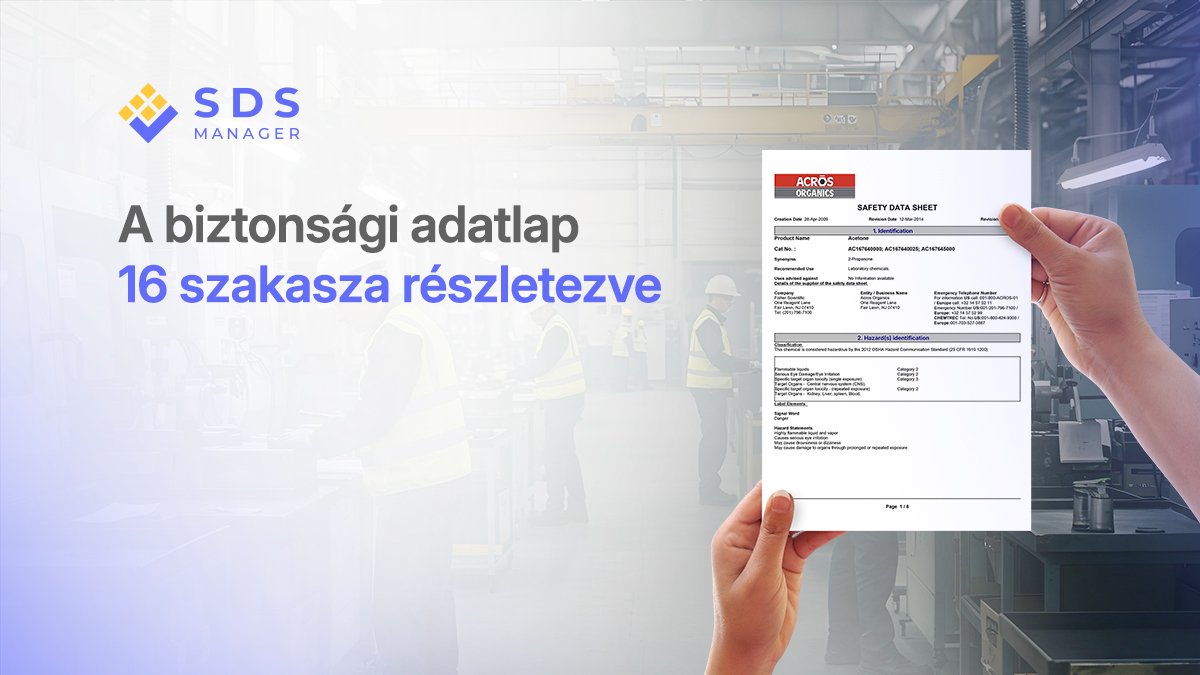 Miért fontos az SDS 16 szakasza