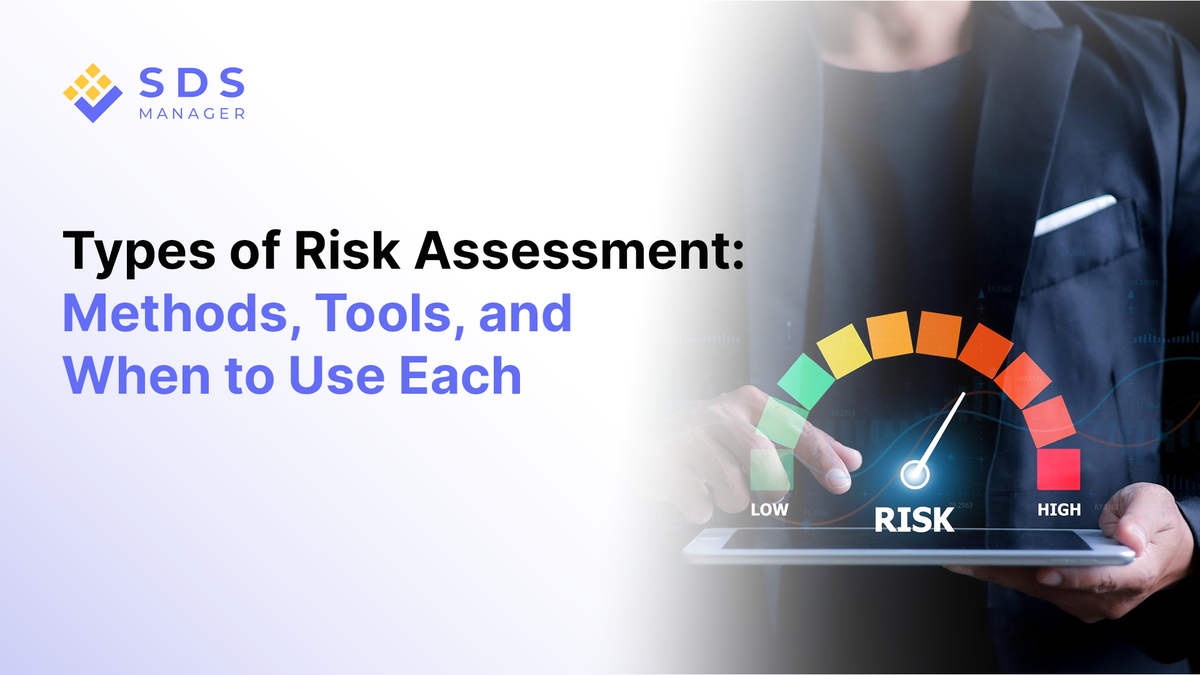 A clear breakdown of risk assessment types by approach, workplace context, and specific method, with a comparison table and guidance on choosing one.