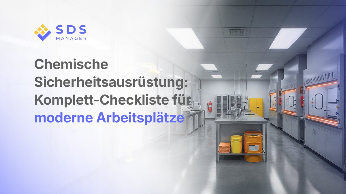 Chemische Sicherheitsausrüstung: Komplett-Checkliste für moderne Arbeitsplätze