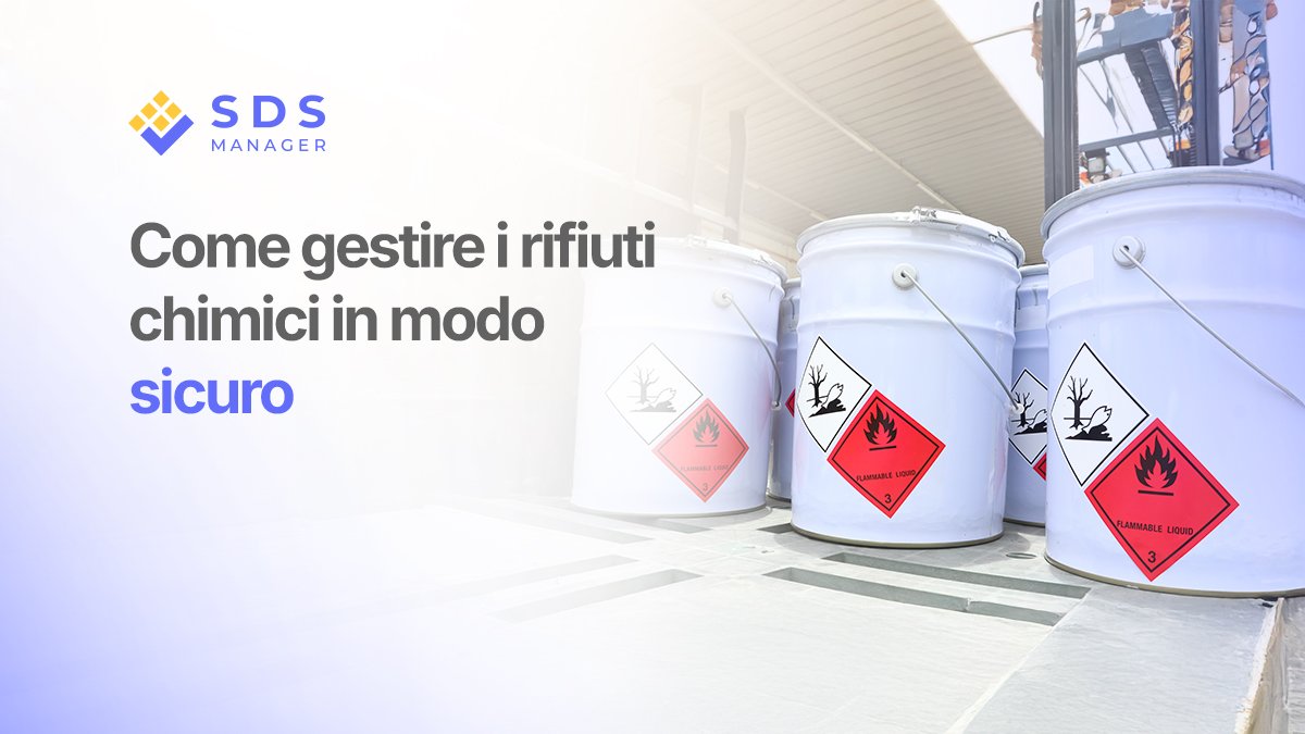 come gestire i rifiuti chimici
