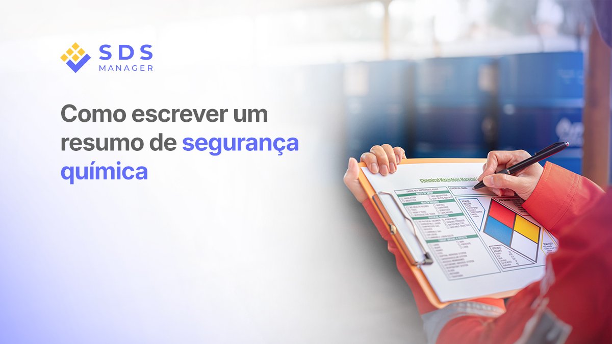 Como escrever um resumo de segurança química