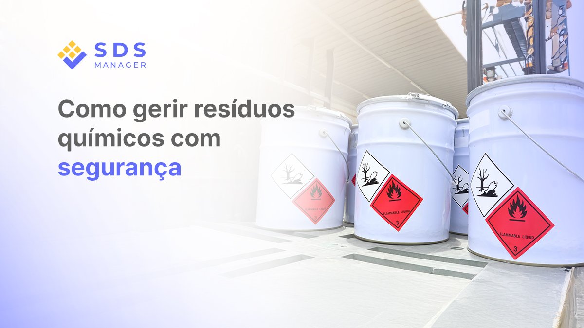 Como gerir resíduos químicos com segurança