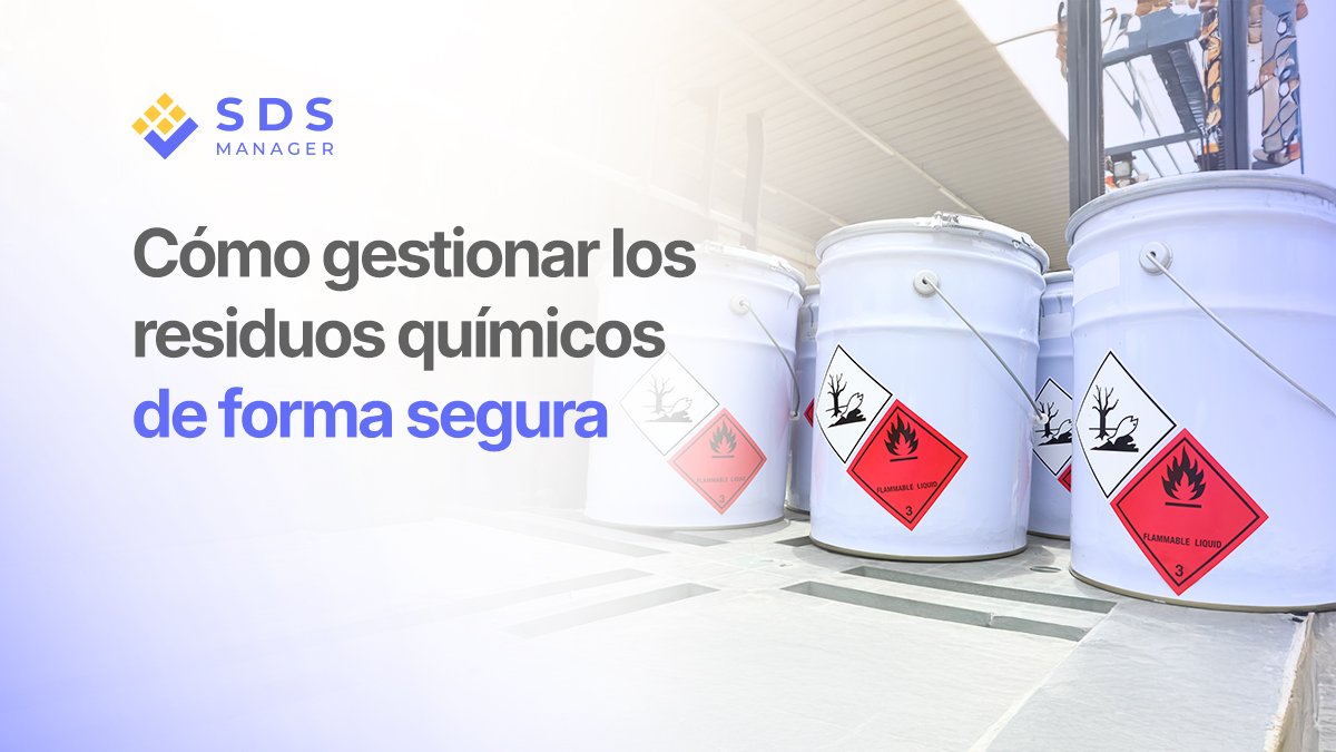 cómo gestionar los residuos químicos