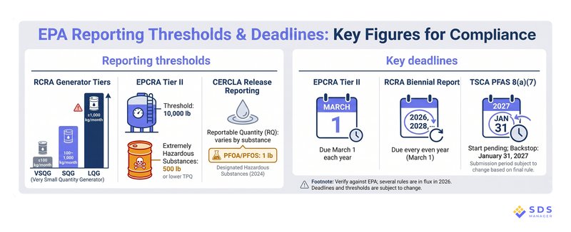 EPA Reporting Thresholds & Deadlines