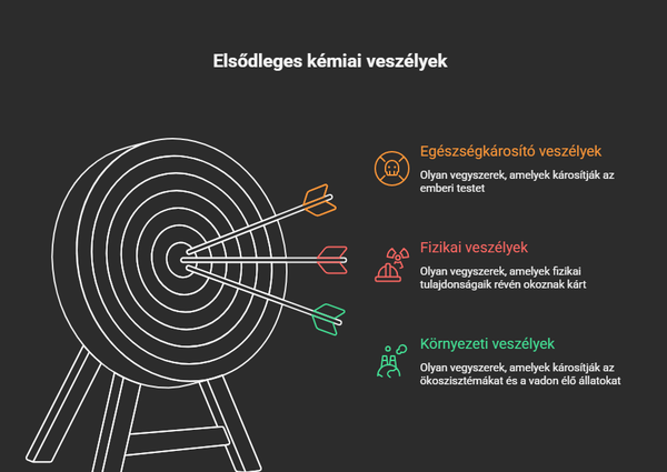 A három fő kémiai veszélytípus