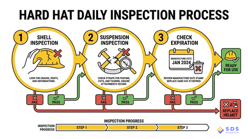 Hard Hat Daily Inspection Process
