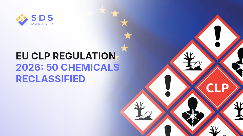 EU CLP Regulation 2026: 50 Chemicals Reclassified