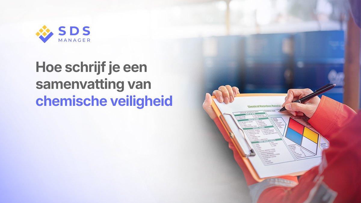 Hoe schrijf je een samenvatting van chemische veiligheid