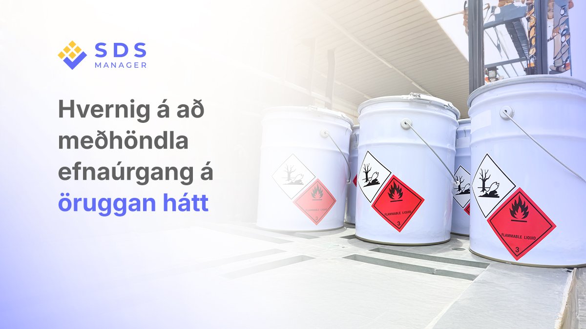 Hvernig á að meðhöndla efnaúrgang á öruggan hátt