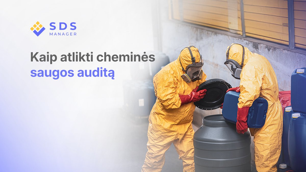 Kaip didinti cheminių medžiagų suvokimą darbo vietoje