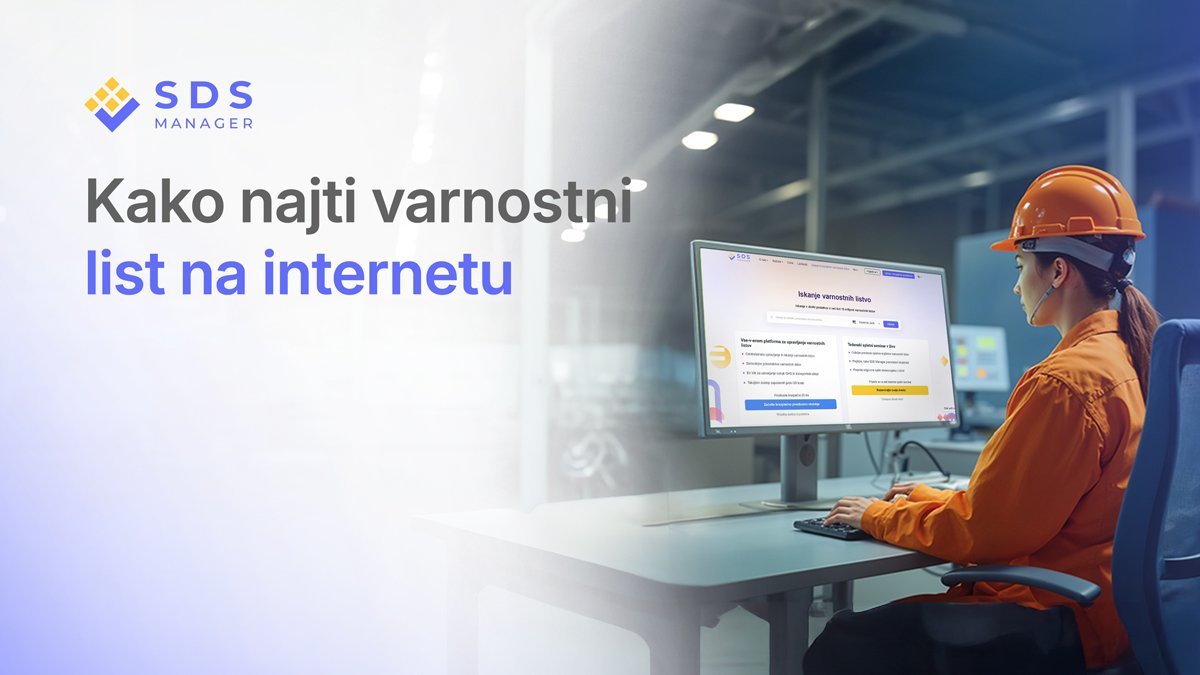 Kako enostavno najti varnostni list na internetu