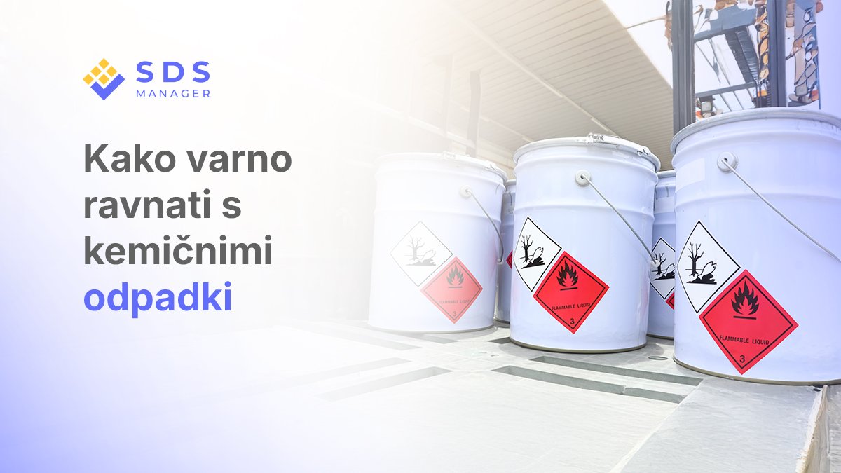 Kako varno ravnati s kemičnimi odpadki