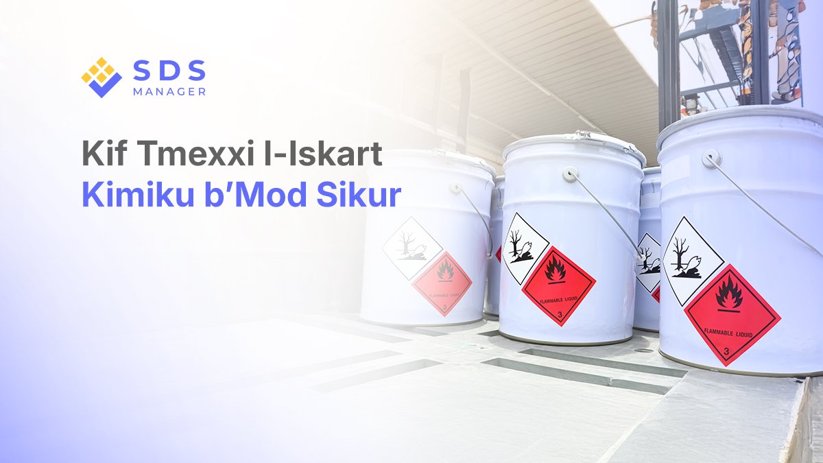 Kif Tmexxi l-Iskart Kimiku b’Mod Sikur