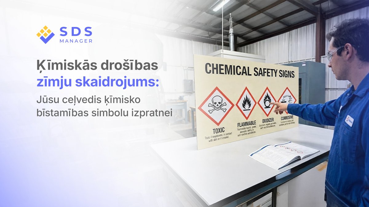 Ķīmiskās drošības zīmju skaidrojums: Jūsu ceļvedis ķīmisko bīstamības simbolu izpratnei