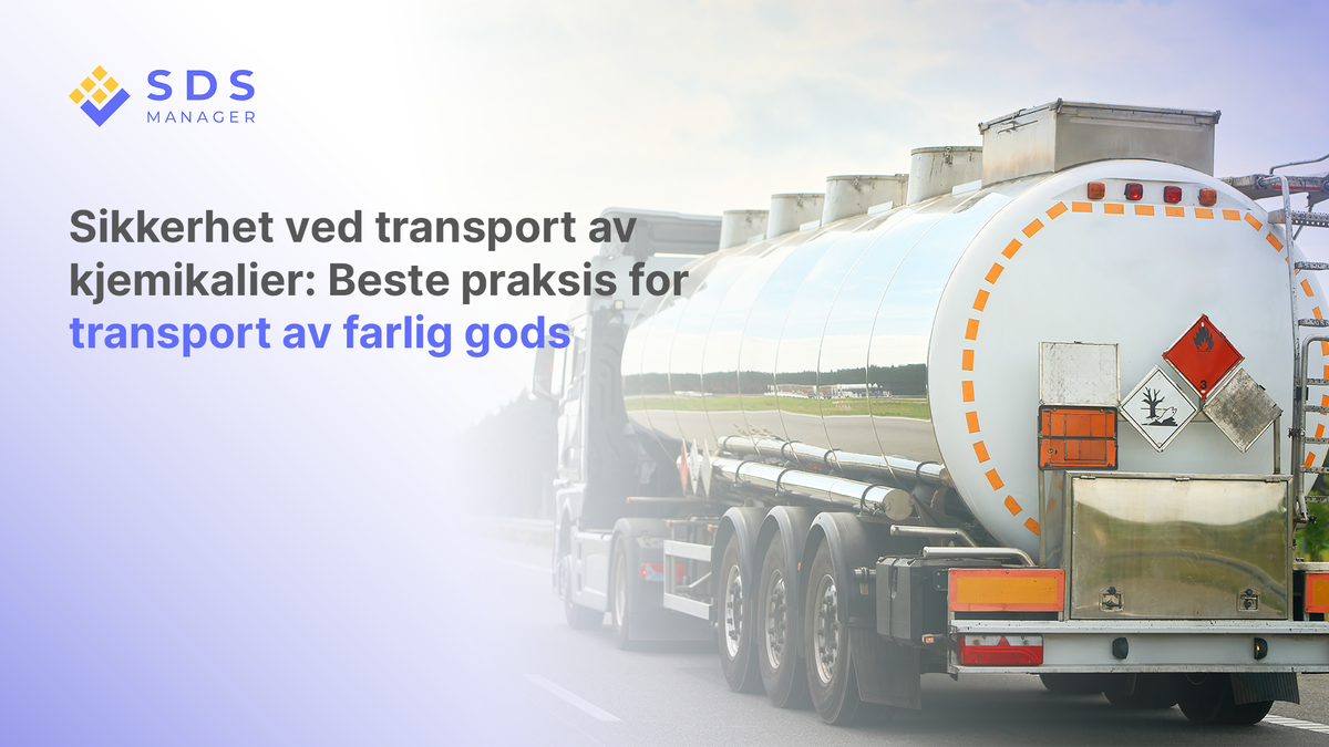 Sikkerhet ved transport av kjemikalier
