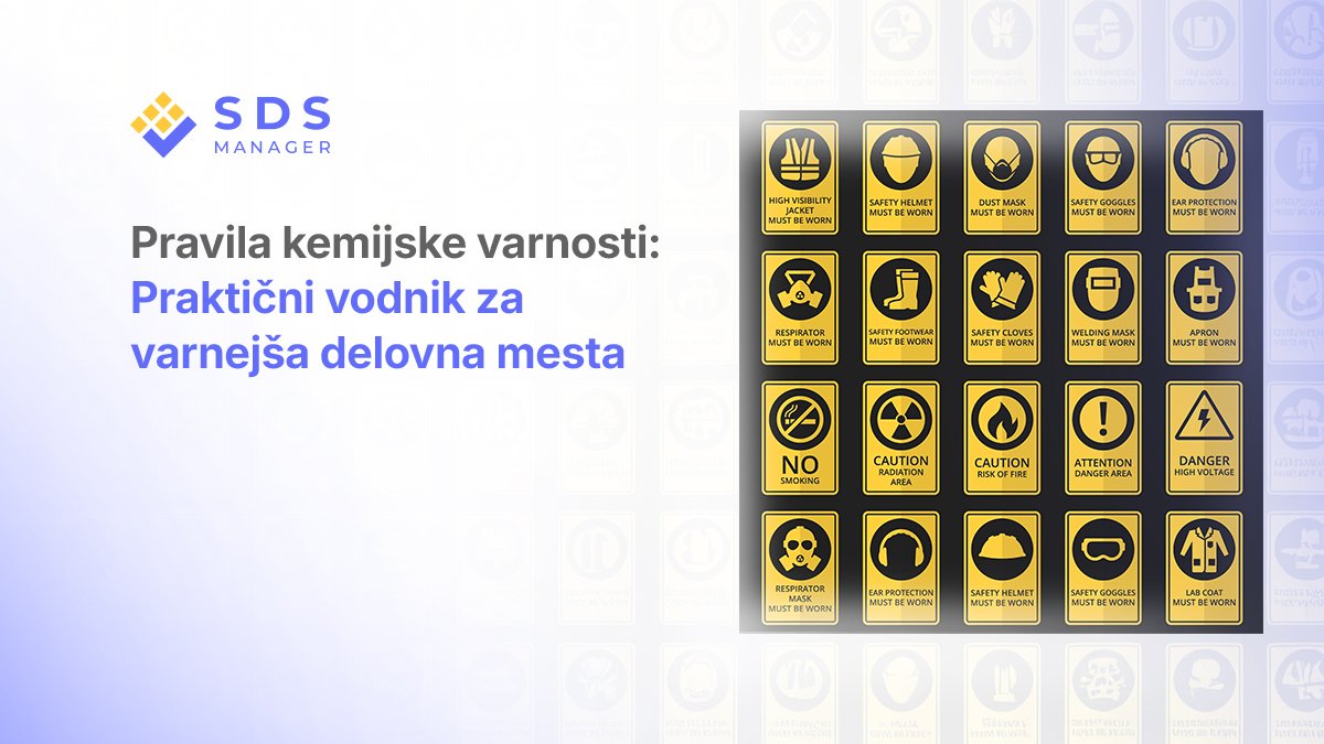 Pravila kemijske varnosti: Praktični vodnik za varnejša delovna mesta