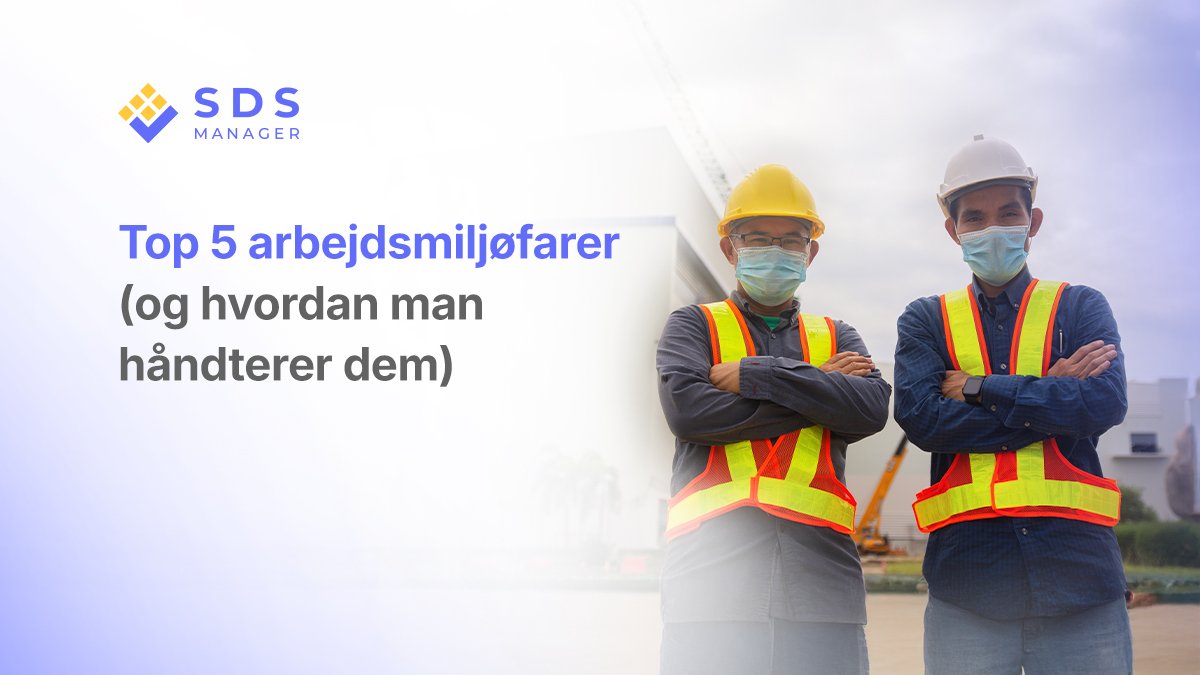 De 5 arbejdssikkerhedsrisici er kemiske, fysiske, ergonomiske, biologiske og psykosociale. Lær årsager og kontrolforanstaltninger efter Arbejdsmiljøloven.