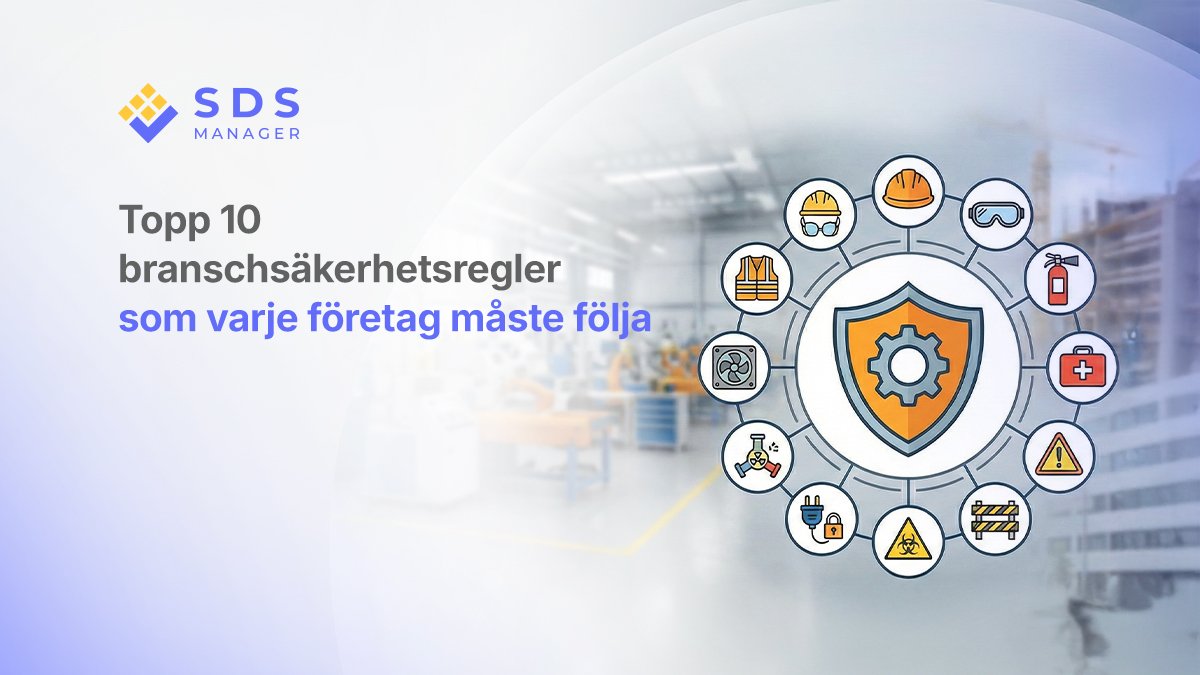 Topp 10 branschsäkerhetsregler som varje företag måste följa