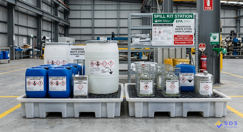 Inventory of all hazardous substances