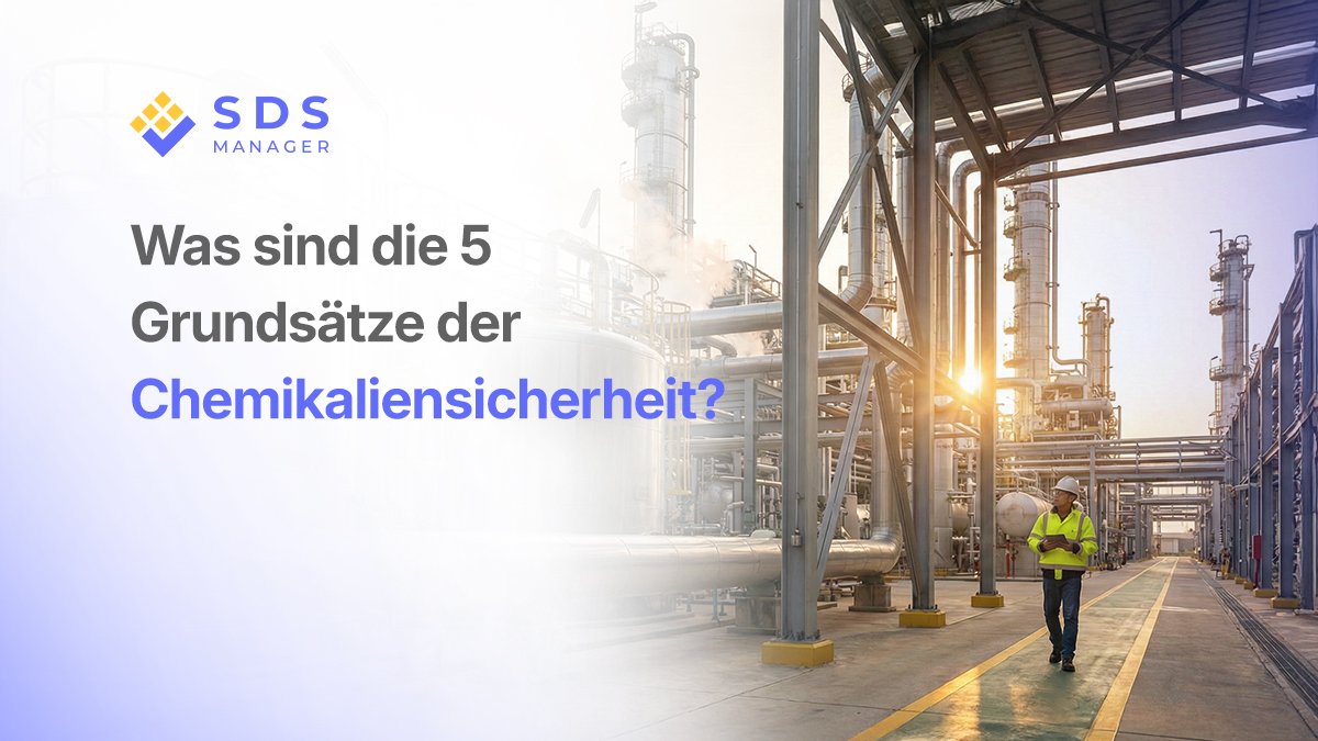 Was sind die 5 Grundsätze der Chemikaliensicherheit?