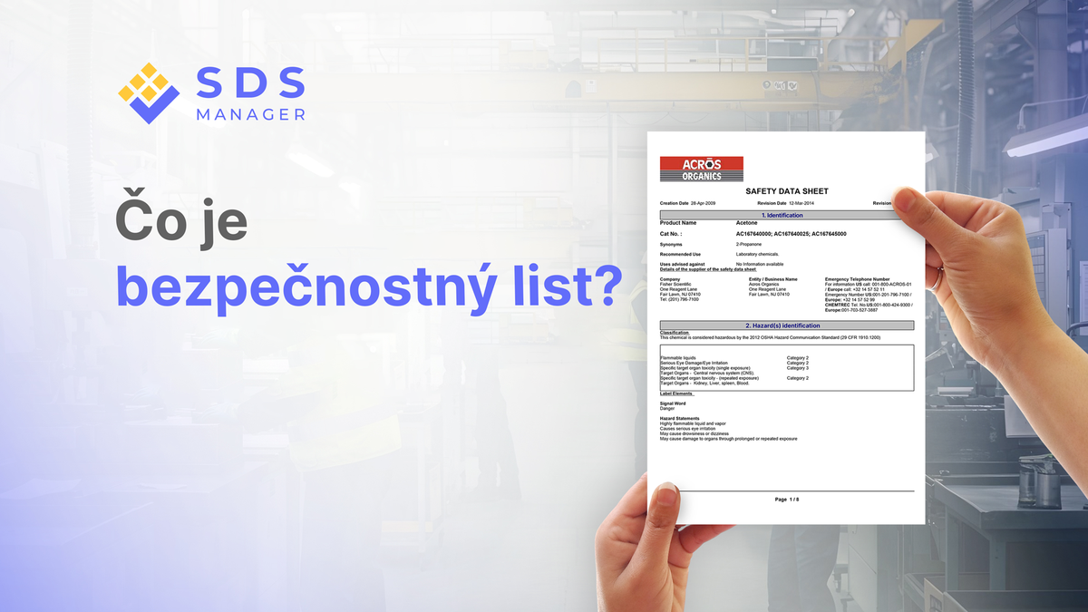 Čo je bezpečnostný list?