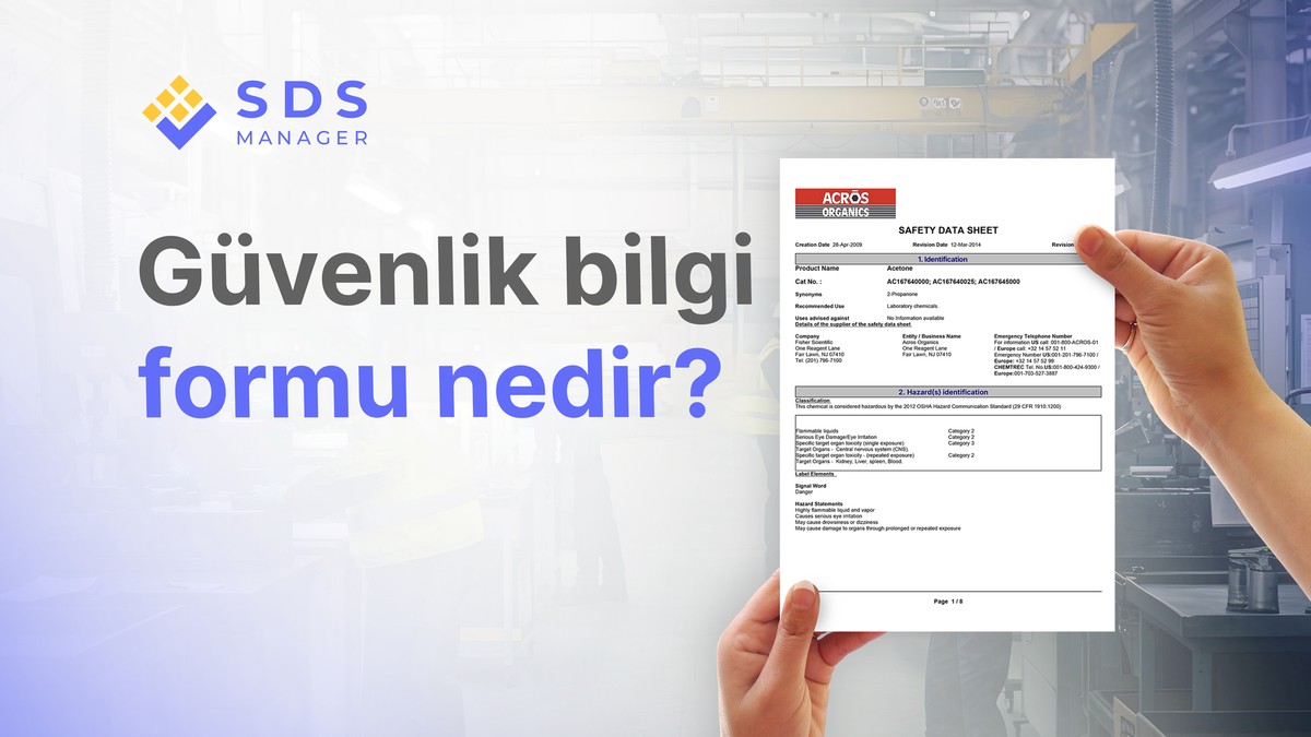 Güvenlik Bilgi Formu nedir?