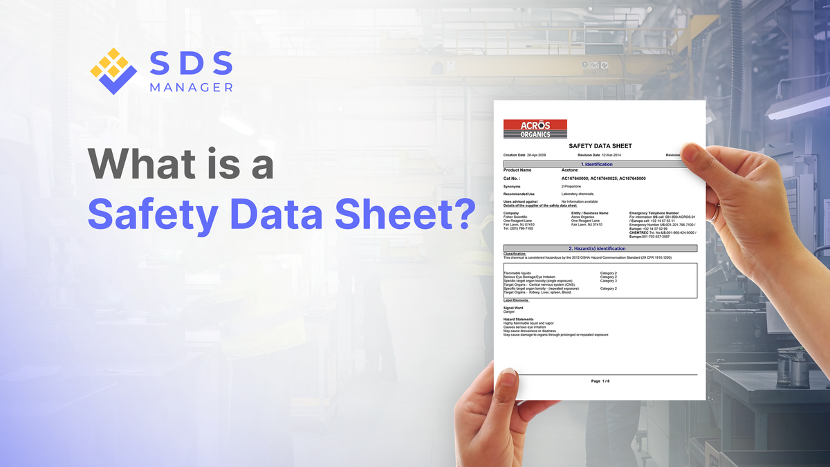 What is a Safety Data Sheet?
