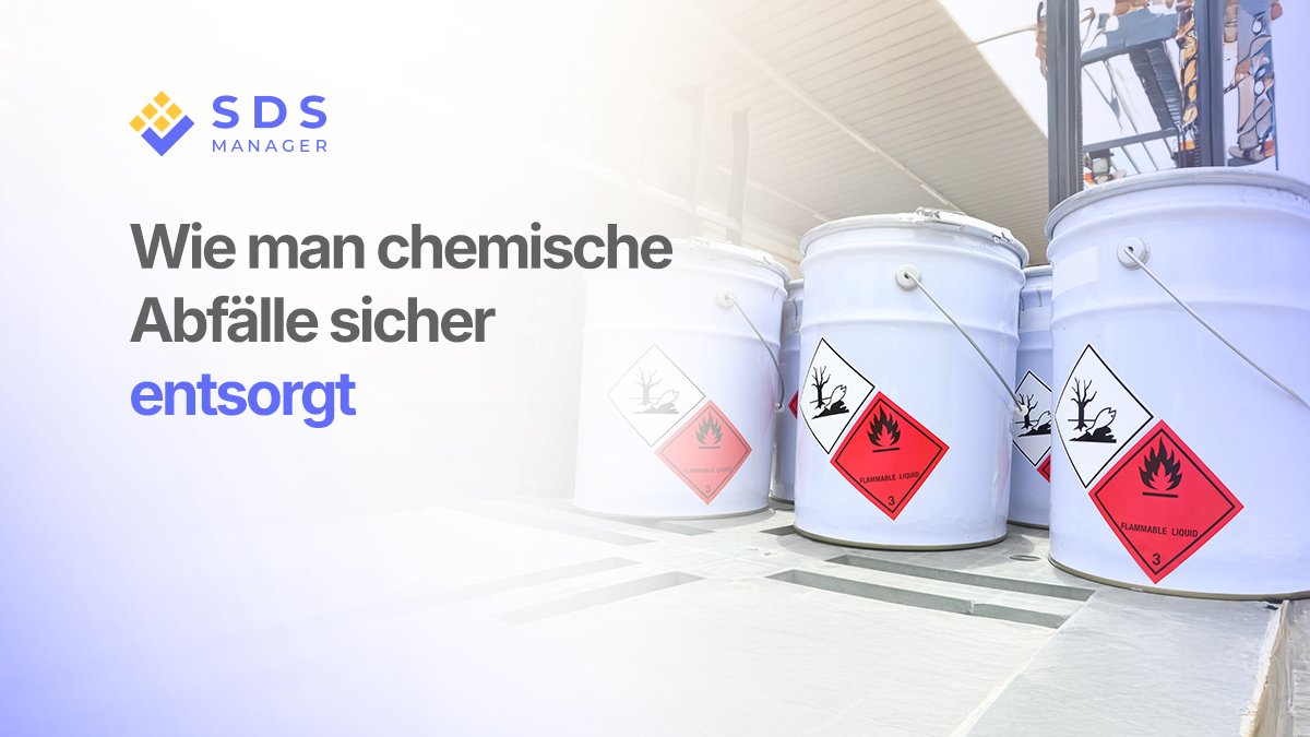 Umgang mit chemischen Abfällen