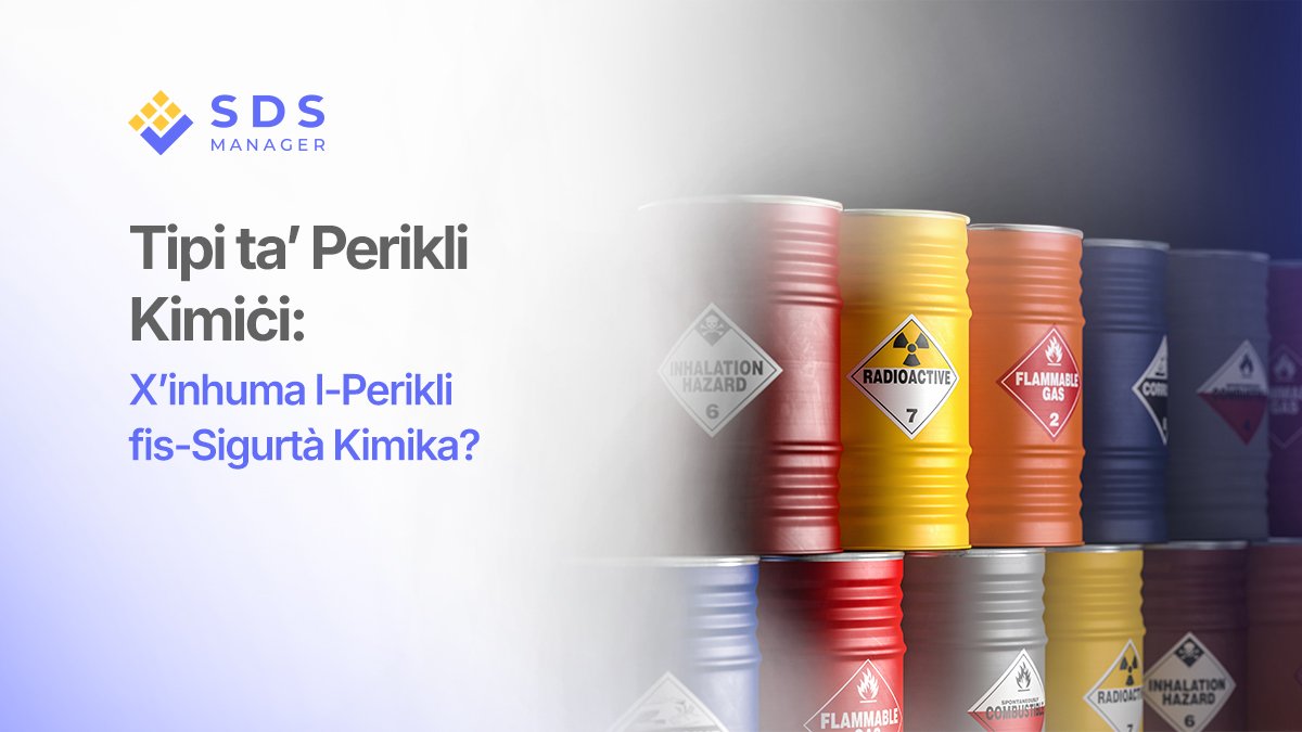 Tipi ta’ Perikli Kimiċi: X’inhuma l-Perikli fis-Sigurtà Kimika?
