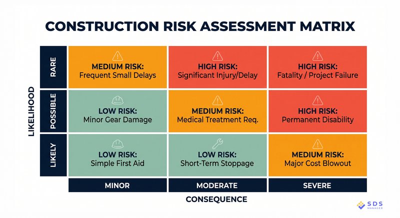 construction risk assessment matrix