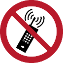 electronics not allowed symbol